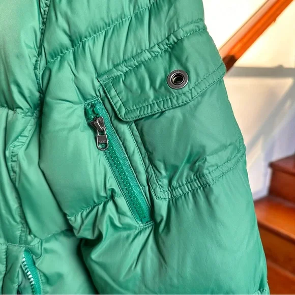 LL Bean Goosedown Puffer Coat with Removable Hood - Picture 5 of 16
